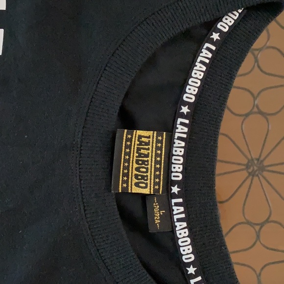 LALABOBO Crop Cut-out Shoulder Top - Picture 7 of 7